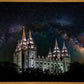 Salt Lake Temple Milky Way