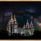 Salt Lake Temple Milky Way