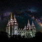 Salt Lake Temple Milky Way