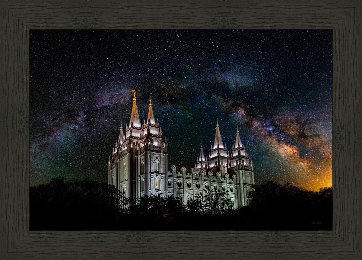 Salt Lake Temple Milky Way