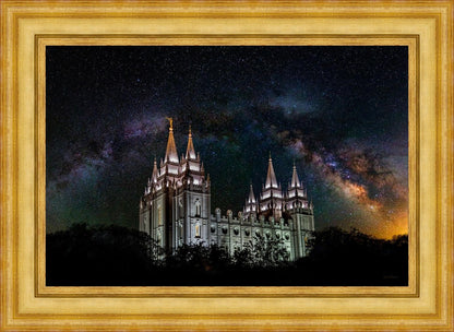 Salt Lake Temple Milky Way