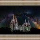 Salt Lake Temple Milky Way