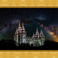 Salt Lake Temple Milky Way