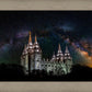 Salt Lake Temple Milky Way