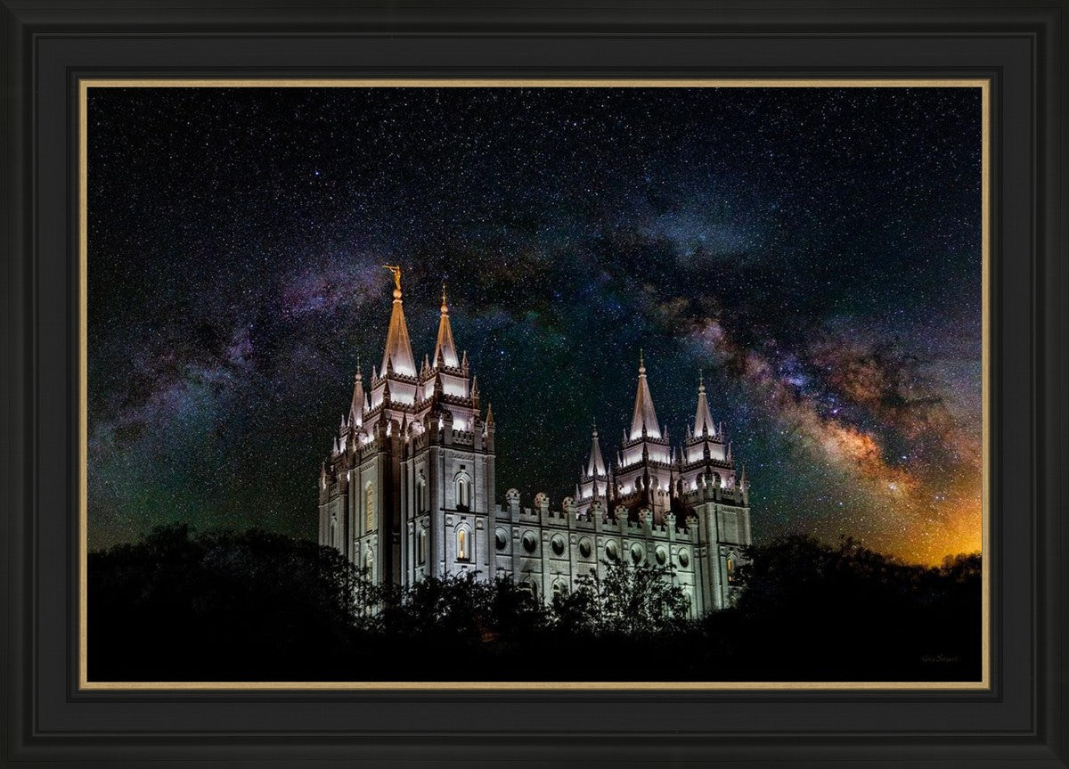 Salt Lake Temple Milky Way
