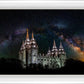 Salt Lake Temple Milky Way