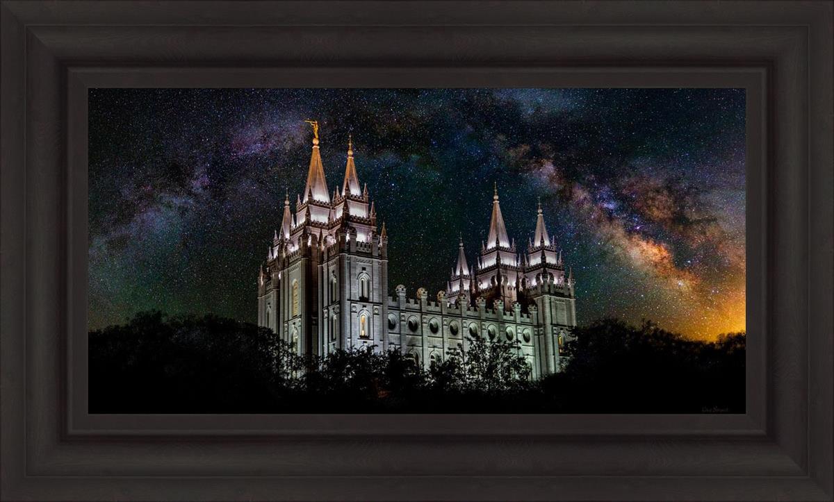 Salt Lake Temple Milky Way