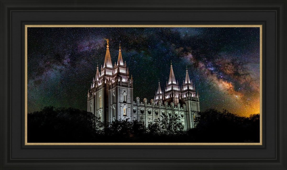 Salt Lake Temple Milky Way