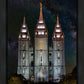 Salt Lake Temple Milky Way Vertical