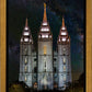 Salt Lake Temple Milky Way Vertical