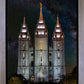 Salt Lake Temple Milky Way Vertical