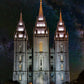 Salt Lake Temple Milky Way Vertical