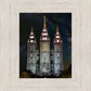 Salt Lake Temple Milky Way Vertical