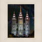 Salt Lake Temple Milky Way Vertical