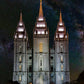 Salt Lake Temple Milky Way Vertical