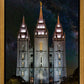 Salt Lake Temple Milky Way Vertical