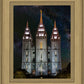 Salt Lake Temple Milky Way Vertical