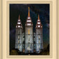 Salt Lake Temple Milky Way Vertical