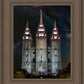 Salt Lake Temple Milky Way Vertical