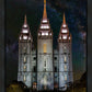 Salt Lake Temple Milky Way Vertical