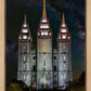 Salt Lake Temple Milky Way Vertical