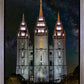 Salt Lake Temple Milky Way Vertical