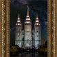 Salt Lake Temple Milky Way Vertical