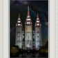Salt Lake Temple Milky Way Vertical