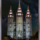 Salt Lake Temple Milky Way Vertical