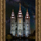 Salt Lake Temple Milky Way Vertical