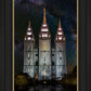 Salt Lake Temple Milky Way Vertical