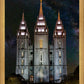 Salt Lake Temple Milky Way Vertical