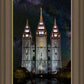 Salt Lake Temple Milky Way Vertical