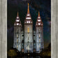 Salt Lake Temple Milky Way Vertical