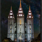 Salt Lake Temple Milky Way Vertical