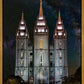Salt Lake Temple Milky Way Vertical
