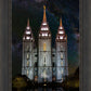 Salt Lake Temple Milky Way Vertical