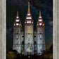 Salt Lake Temple Milky Way Vertical