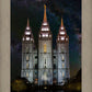Salt Lake Temple Milky Way Vertical