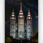 Salt Lake Temple Milky Way Vertical