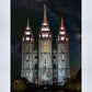 Salt Lake Temple Milky Way Vertical