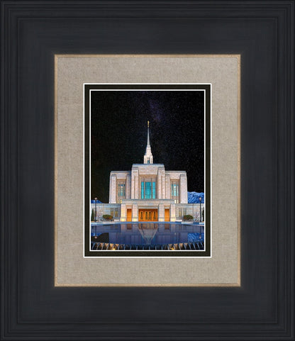 Ogden Temple Milky Way