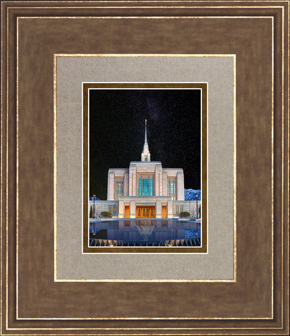 Ogden Temple Milky Way