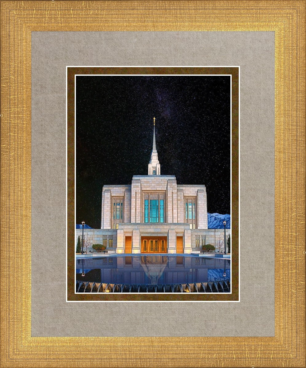 Ogden Temple Milky Way