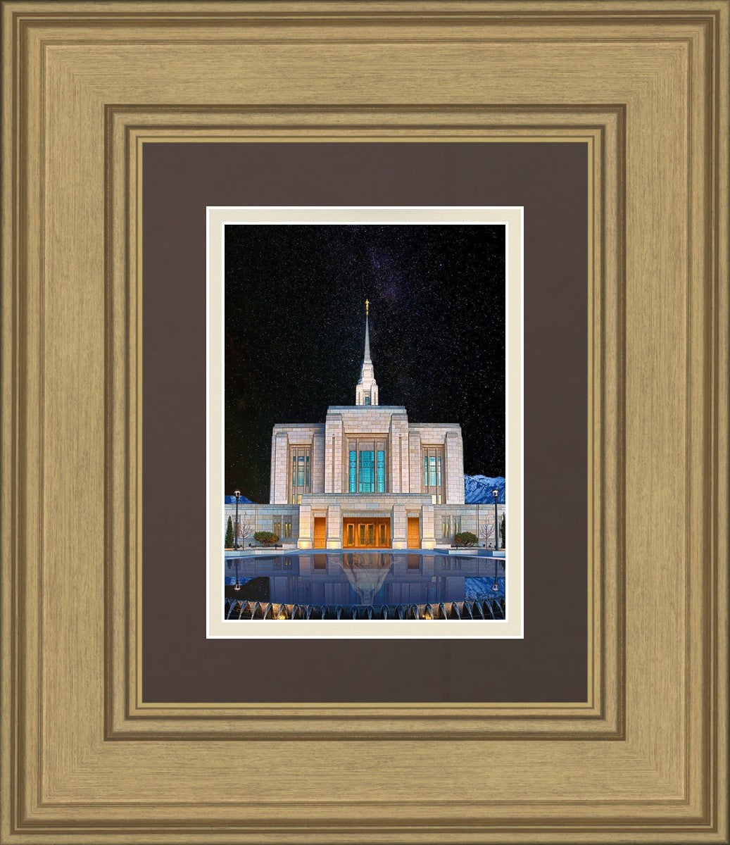 Ogden Temple Milky Way