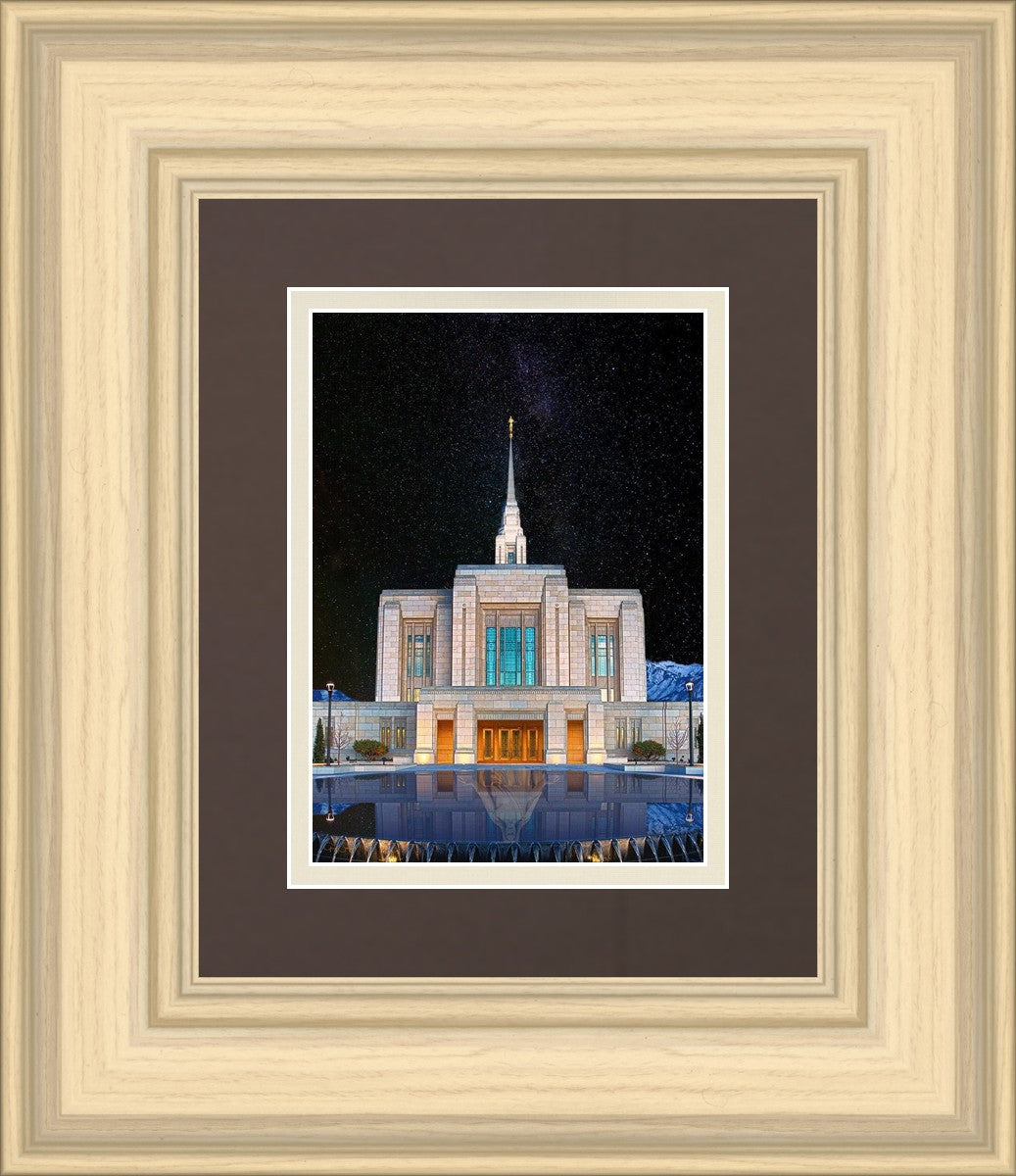 Ogden Temple Milky Way