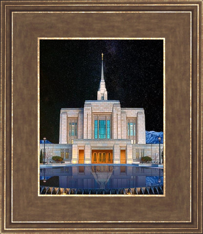 Ogden Temple Milky Way