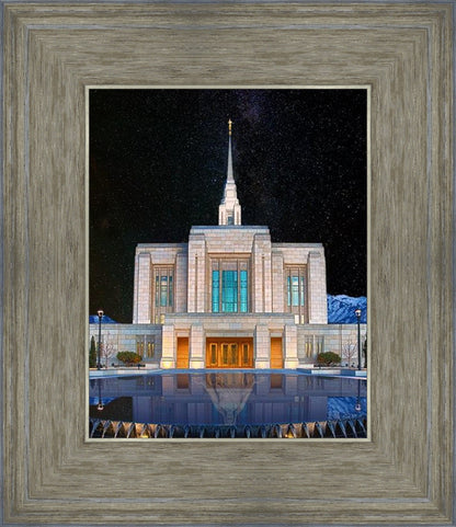 Ogden Temple Milky Way