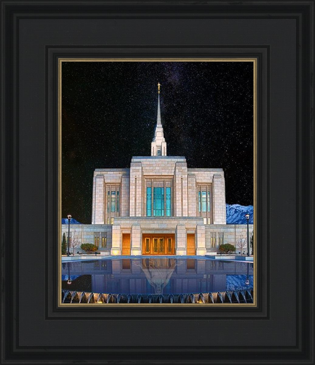 Ogden Temple Milky Way