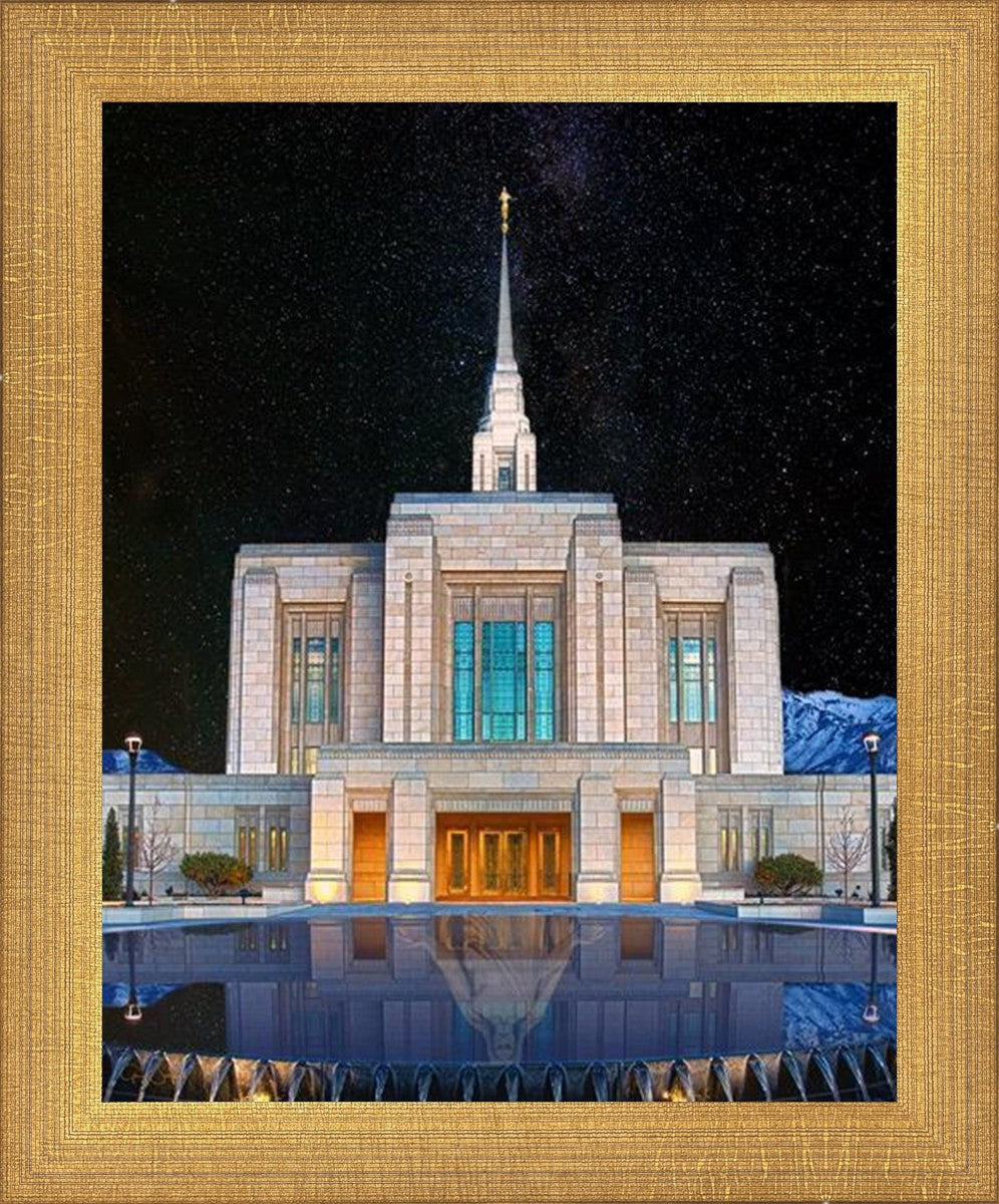 Ogden Temple Milky Way